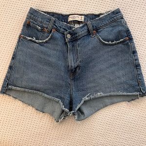 Abercrombie and Fitch size 28 curve mom jean shorts